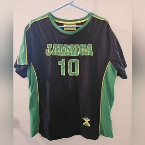 Jamaica Team Embroidered Jersey T-Shirt 🇯🇲